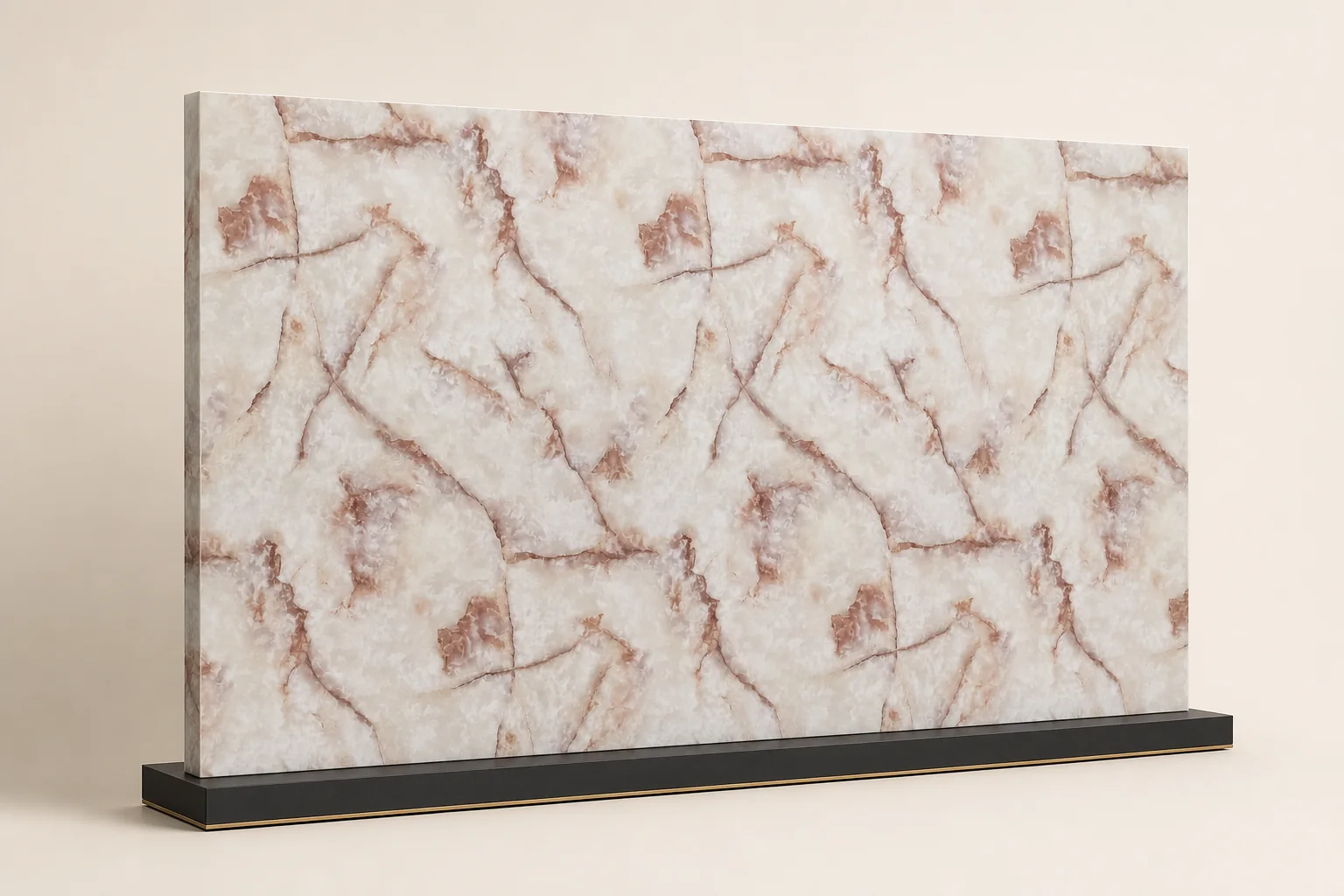 Présentation du panneau mural Quartz Bordeaux
